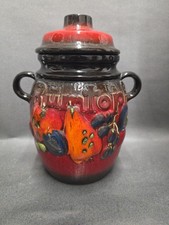 Vintage Rumtopf Red & Black