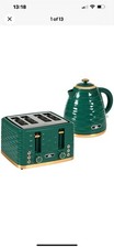 HOMCOM Kettle & Toaster Set