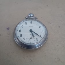Lovely 1975 Vintage Smiths Pocket Watch Serviced New Crystal fitted (415)