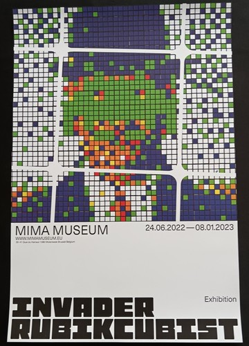 Invader rubikcubist mima 2022 - invader,