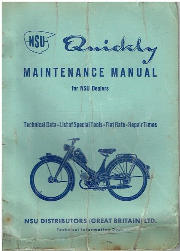 Nsu quickly 50cc speed moped - 50cc, 2-speed
