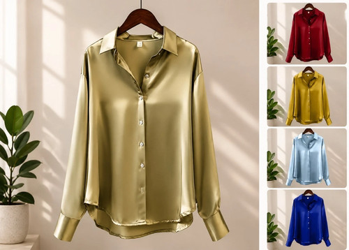 Womens satin silk - womens, plain