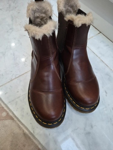 Martens brown leonore fur - dr,