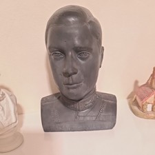 Vintage Rare Plaster Bust Of