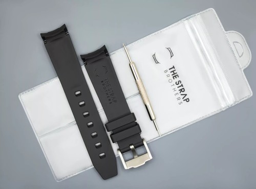 Silicone rubber watch strap - rubber,
