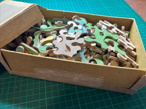 Antique vintage wooden - vintage, jigsaw