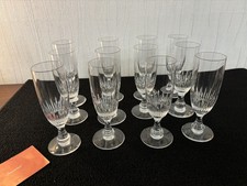 12 Baccarat Crystal Passy Model Champagne Flutes (Price Per Piece)