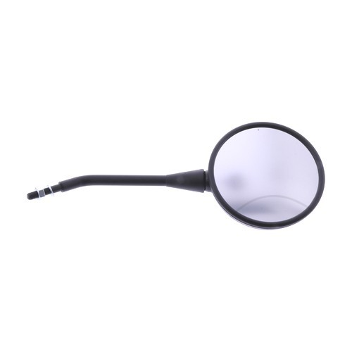 Mirror round black - black, left