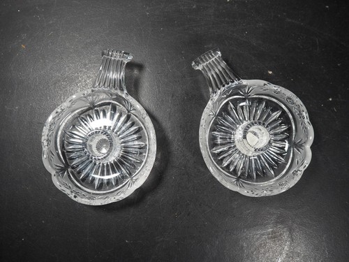 Pair pretty oneida - pair, crystal