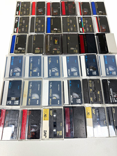 Job lot used minidv video - lot,