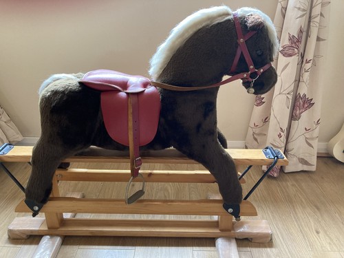 Child wooden rocking horse - rocking,