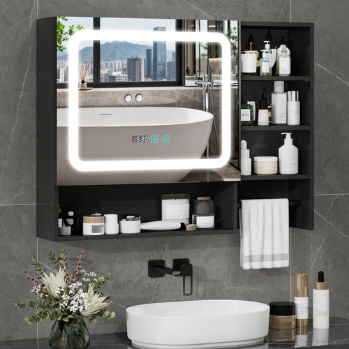 Led bathroom mirror - bathroom, cabinet