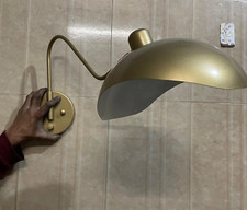 Vintage Industrial Wall Sconce Adjustable Brass Wall Lamp Mid Century X-mass Gif