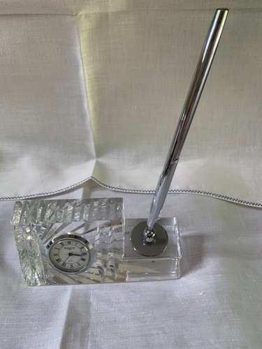 Waterford crystal desk clock - desk,