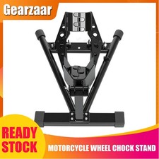 MOTORCYCLE WHEEL CHOCK STAND