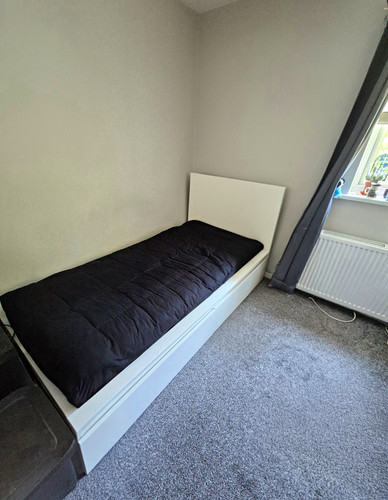 Ikea malm single white storage - white,