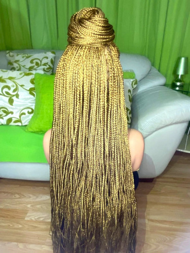 Cornrow braided wig - wig, lace