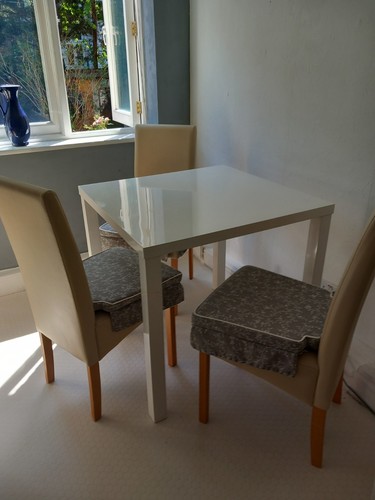 Dining table and chairs set - dining,