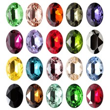 AUREA Crystals A4120 Oval Fancy Stones Crystals * Many Colors & Sizes