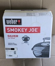 Weber 10020 Smokey Joe Premium Charcoal 14 Inch Grill Black NEW OPEN BOX 