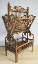 Antique C19th Bamboo Wicker