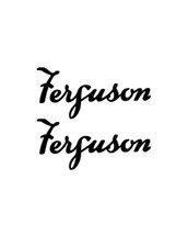  Ferguson vintage Classic tractor logo vinyl decals car van trailer caravan x 2 