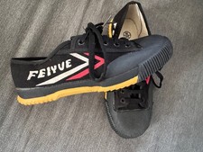 Black Feiyue Shoes Kung Fu Wushu Martial Art Tai Chi Canvas Size 6 (EU 39)