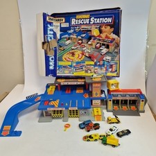Vintage 90's Matchbox Electronic Rescue Station Playset Missing Mat & bits