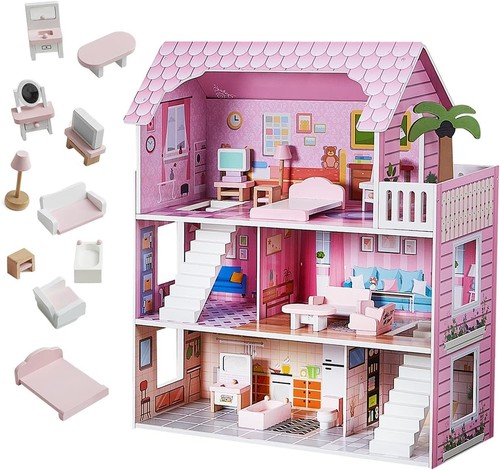 Large wooden dolls - large, house