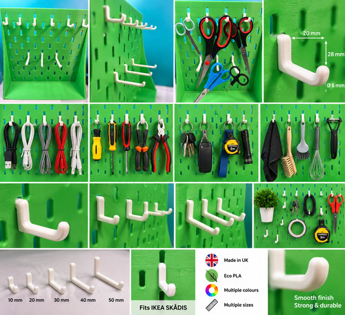 Ikea skadis hooks - skadis, pegboard