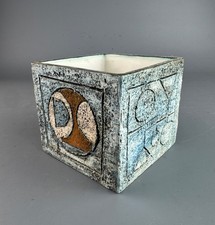 Troika Pottery Cube Vase by