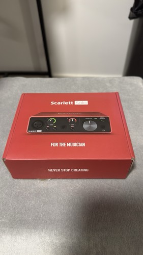 Focusrite scarlett solo - focusrite, usb