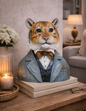 Large Tiger Bust Ornament Suit
