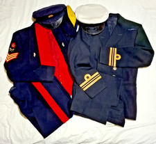 Military Uniforms x 2 Plus Unrelated Military Hats x 2: Vintage