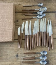 Vintage E.D Wüsthof Solingen Getmany Cutlery Retro Rostfrei spoons  knives knife