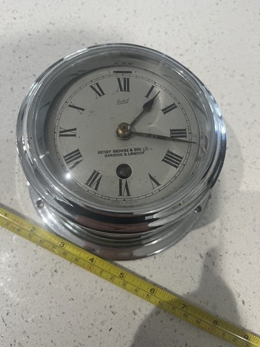 Henry browne ships clock - browne,