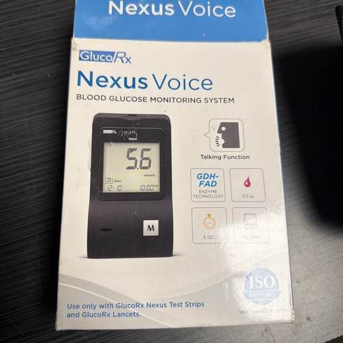 Glucorx nexus voice blood - glucorx,