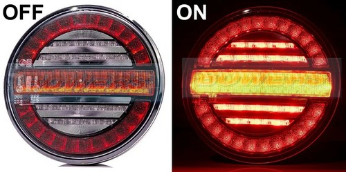 Led rear round - led, hamburger