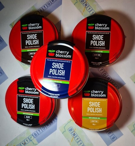 Cherry blossom shoe polish - cherry,