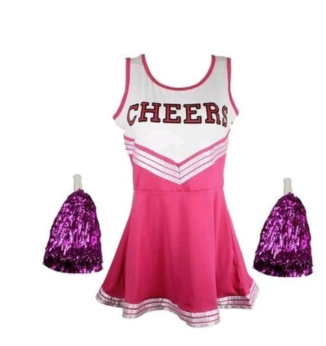 Cheerleader dress and pompoms - cheerleader,