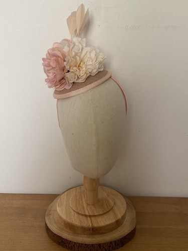 Blush pink cream pillbox - cream,