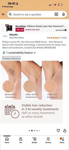 Philips lumea ipl 8000 - philips,