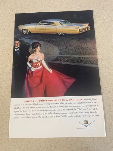 1962 cadillac magazine - ad, ~