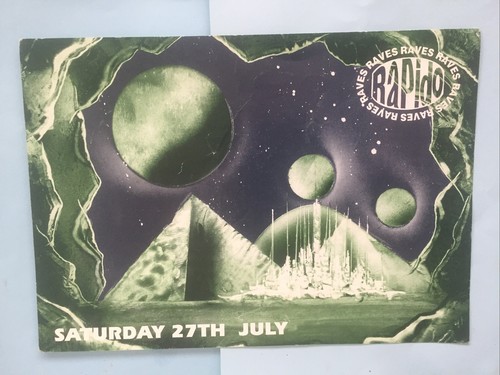 Rave flyer rapido - flyer, a4