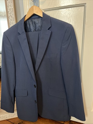 Men blue suit - blue,
