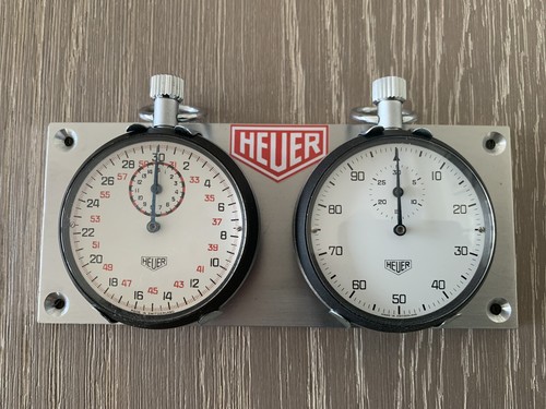 Heuer stopwatch panel - stopwatch,