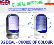 X2 Mosquito Zapper Fly Fungus Nat Zap BUG killer Trap Travel Holiday Camping