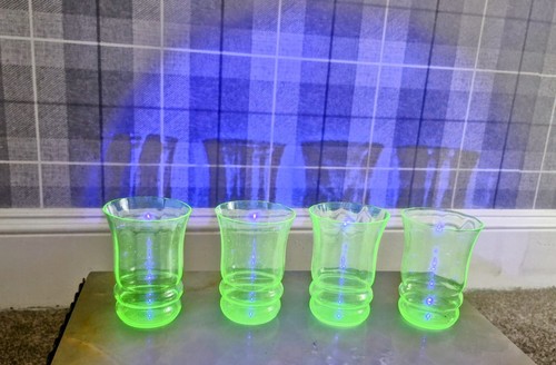 Set uranium glass - set,