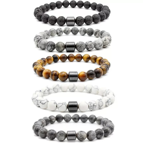 Men gemstone strand - men's, bracelet