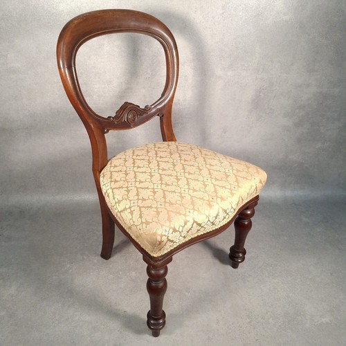 Victorian balloon back dining - back,